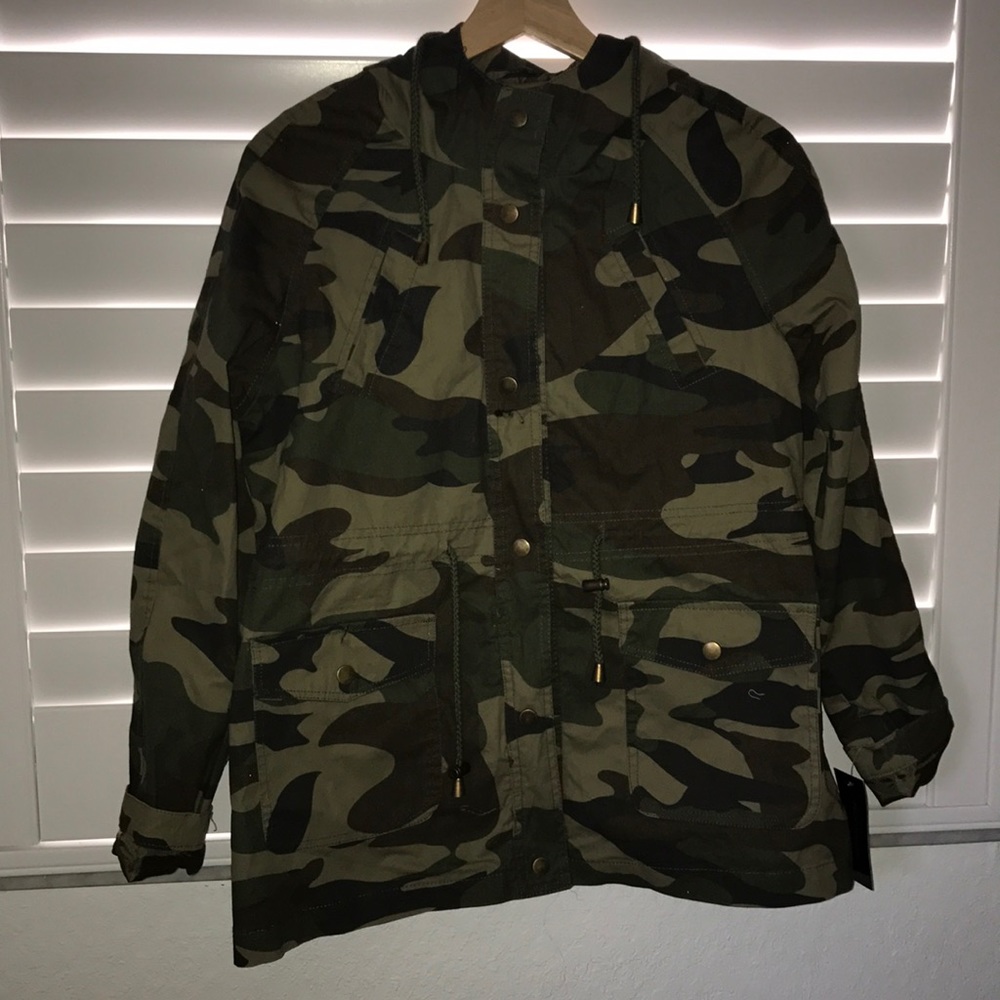 Cute Miss London Black Label camouflage jacket